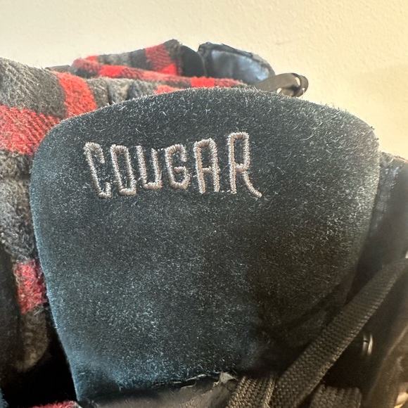 Cougar Women’s Black Red Plaid Totem Insulated Waterproof Boots Size 7 - Picture 7 of 8